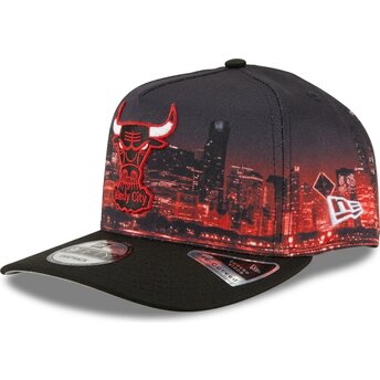 Sapkák ívelt többszínű snapback 9FIFTY A Frame Precurved Skyline Chicago Bulls NBA New Era