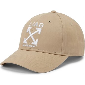 Sapkák ívelt bézs állítható Clamp Arrows Twill L/AB c/o Off-White™