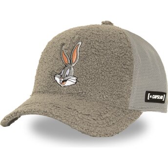 Sapkák ívelt szürke snapback LOO14 BUN Tapsi Hapsi Looney Tunes Capslab