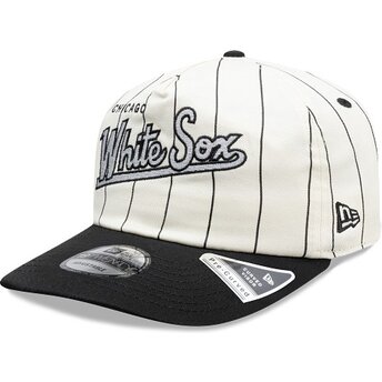 Sapkák ívelt fekete snapback 19TWENTY Pinstripe Chicago White Sox MLB New Era