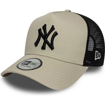 Sapkák ívelt bézs snapback A Frame League Essential New York Yankees MLB New Era