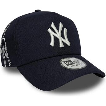 Sapkák ívelt sötétkék snapback 9FORTY E Frame Mythical...