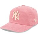 sapkak-ivelt-rozsaszin-allithato-19twenty-precurved-corduroy-pastel-new-york-yankees-mlb-new-era