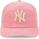 sapkak-ivelt-rozsaszin-allithato-19twenty-precurved-corduroy-pastel-new-york-yankees-mlb-new-era