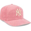 sapkak-ivelt-rozsaszin-allithato-19twenty-precurved-corduroy-pastel-new-york-yankees-mlb-new-era