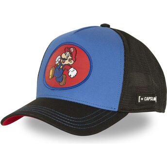 Sapkák ívelt kék snapback SMB3 MAR Bros. Mario Super Mario Bros. Capslab