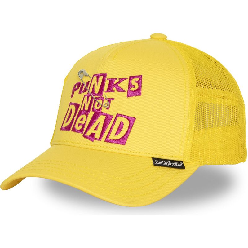 sapkak-ivelt-sarga-snapback-n294-punks-not-dead-rocknfreelife