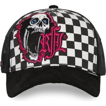 Sapkák ívelt fekete snapback Nº295 SK8 Rock’nFreeLife