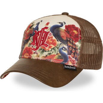 Sapkák ívelt barna snapback N°276 Natsu Rock’nFreeLife