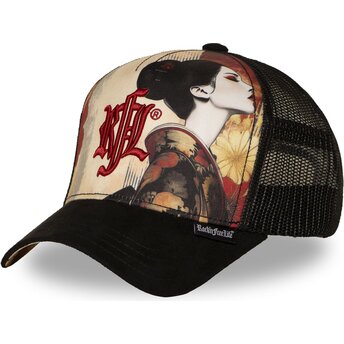 Sapkák ívelt fekete snapback N°273 Last Kiss Rock’nFreeLife