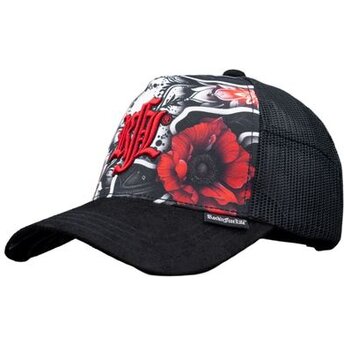 Sapkák ívelt fekete snapback Nº237 Flower Rock’nFreeLife