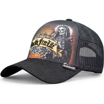 Gorra trucker negra N°250 Son Of Preacher Man de Rock’nFreeLife