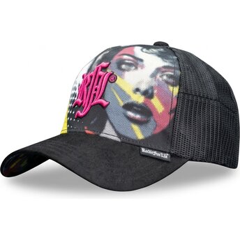 Sapkák ívelt fekete snapback N°246 Move The City Rock’nFreeLife