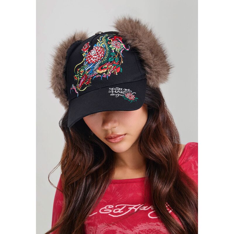 sapkak-ivelt-fekete-illesztett-crawling-trapper-ed-hardy