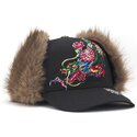 sapkak-ivelt-fekete-illesztett-crawling-trapper-ed-hardy