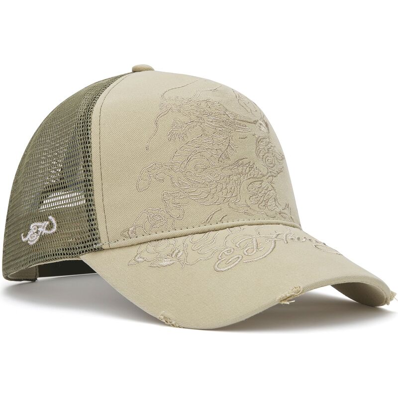 sapkak-ivelt-khaki-snapback-outline-ed-hardy