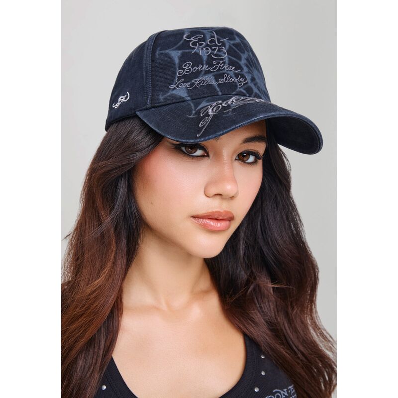 sapkak-ivelt-fekete-snapback-spiderweb-ed-hardy