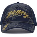 sapkak-ivelt-sotetkek-snapback-outline-dragons-ed-hardy