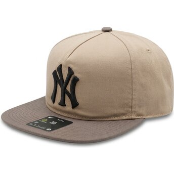 Sapkák lapos bézs állítható Pro Unstructured 5 Panel New York Yankees MLB Nike