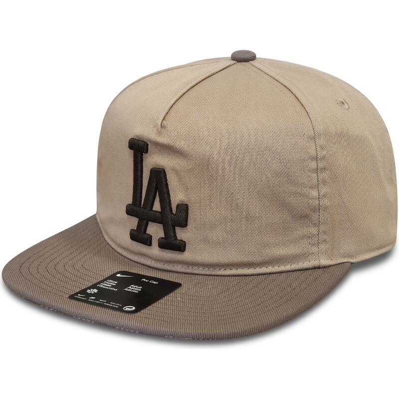sapkak-lapos-bezs-allithato-pro-unstructured-5-panel-los-angeles-dodgers-mlb-nike