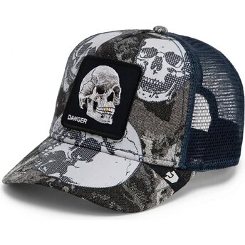 Sapkák ívelt fekete snapback Bone Head Danger The Farm Goorin Bros.
