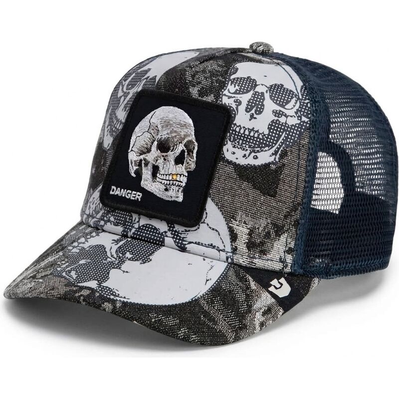 sapkak-ivelt-fekete-snapback-bone-head-danger-the-farm-goorin-bros sapkak-ivelt-fekete-snapback-bone-head-danger-the-farm-goorin-bros