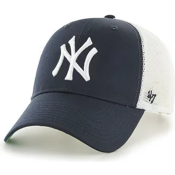47 Brand MLB New York Yankees Navy Blue Trucker Hat