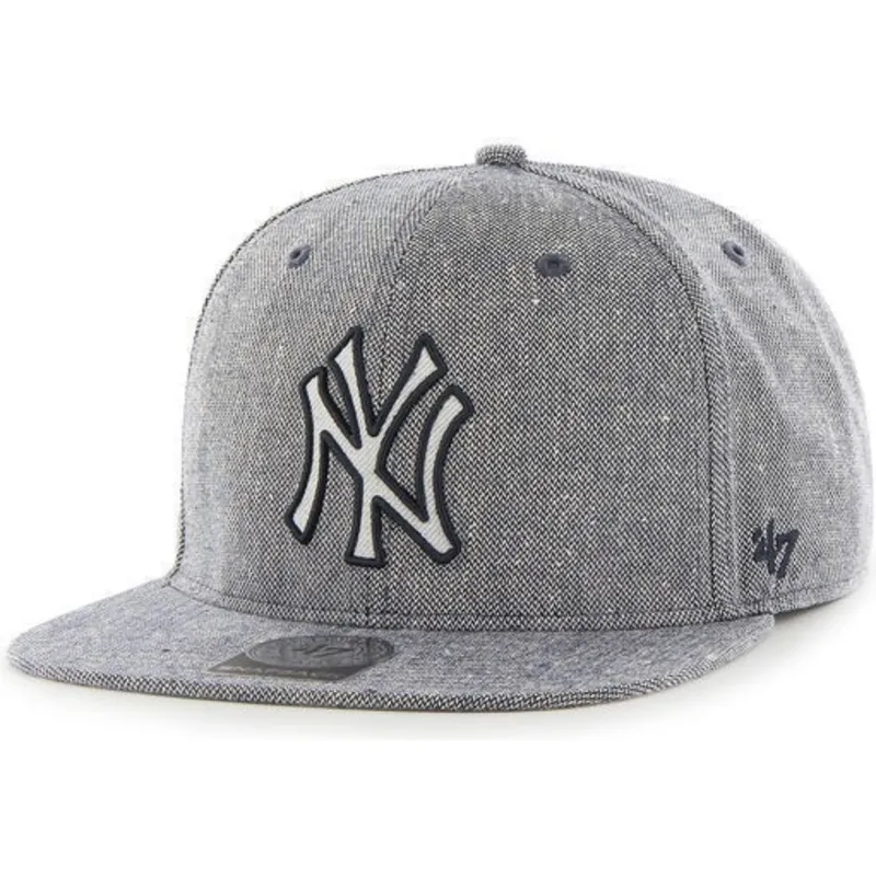 sapkak-lapos-sotetkek-snapback-tejido-vaquero-new-york-yankees-mlb-47-brand
