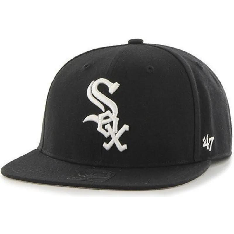 sapkak-lapos-fekete-snapback-chicago-white-sox-mlb-47-brand