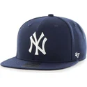 morkbla-platt-snapback-keps-mlb-new-york-yankees-fran-47-brand