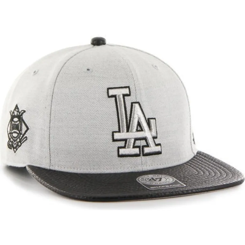 sapkak-lapos-szurke-snapback-lateral-los-angeles-dodgers-mlb-47-brand