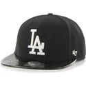 sapkak-lapos-fekete-snapback-brillante-los-angeles-dodgers-mlb-47-brand