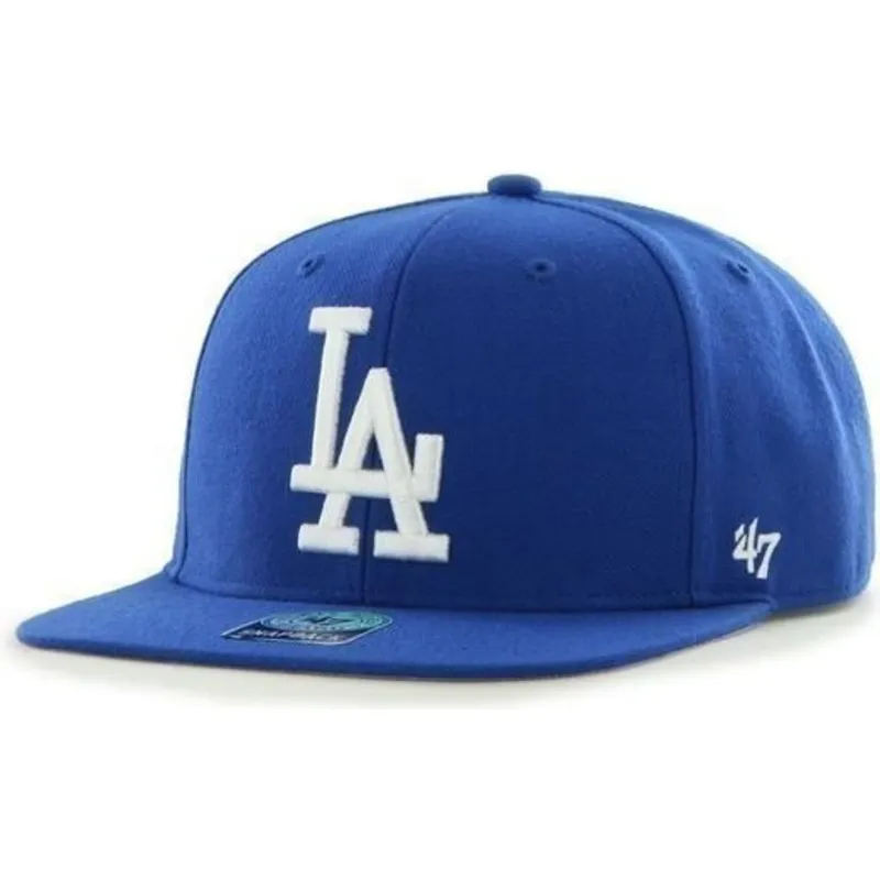 sapkak-lapos-kek-snapback-lateral-los-angeles-dodgers-mlb-47-brand