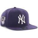 violette-flache-snapback-kappe-mit-seitlichem-mlb-new-york-yankees-logo-von-47-brand