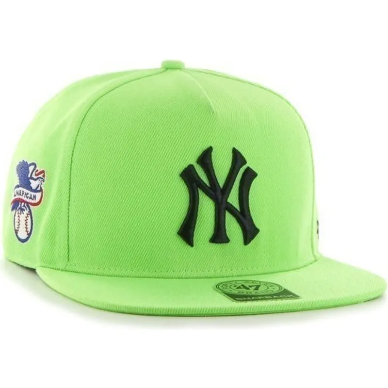 sapkak-lapos-zold-snapback-new-york-yankees-mlb-47-brand