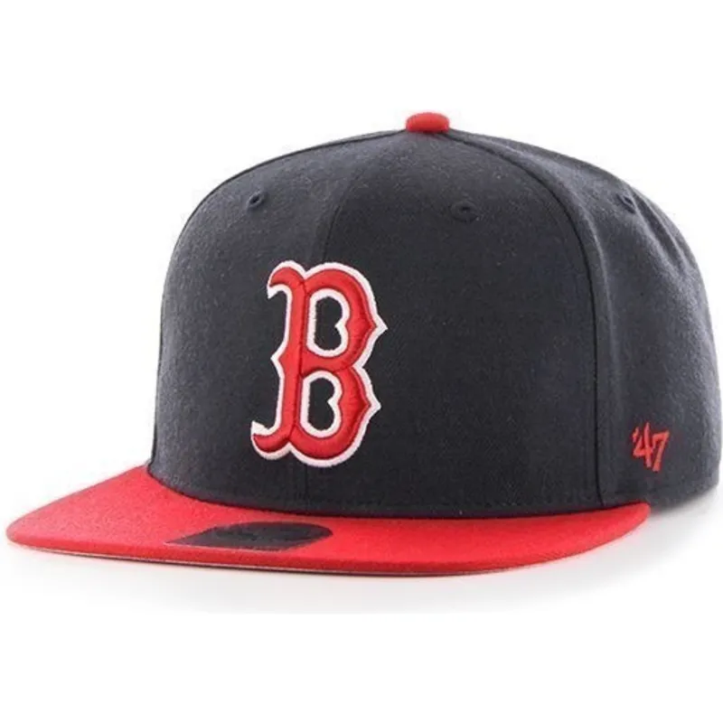 sapkak-lapos-sotetkek-snapback-boston-red-sox-mlb-47-brand
