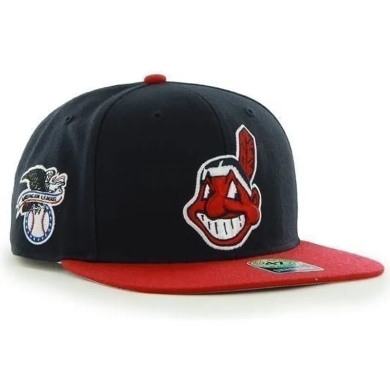 sapkak-lapos-sotetkek-snapback-antiguo-cleveland-indians-mlb-47-brand