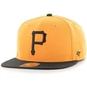 sapkak-lapos-sarga-snapback-leteral-pittsburgh-pirates-mlb-47-brand