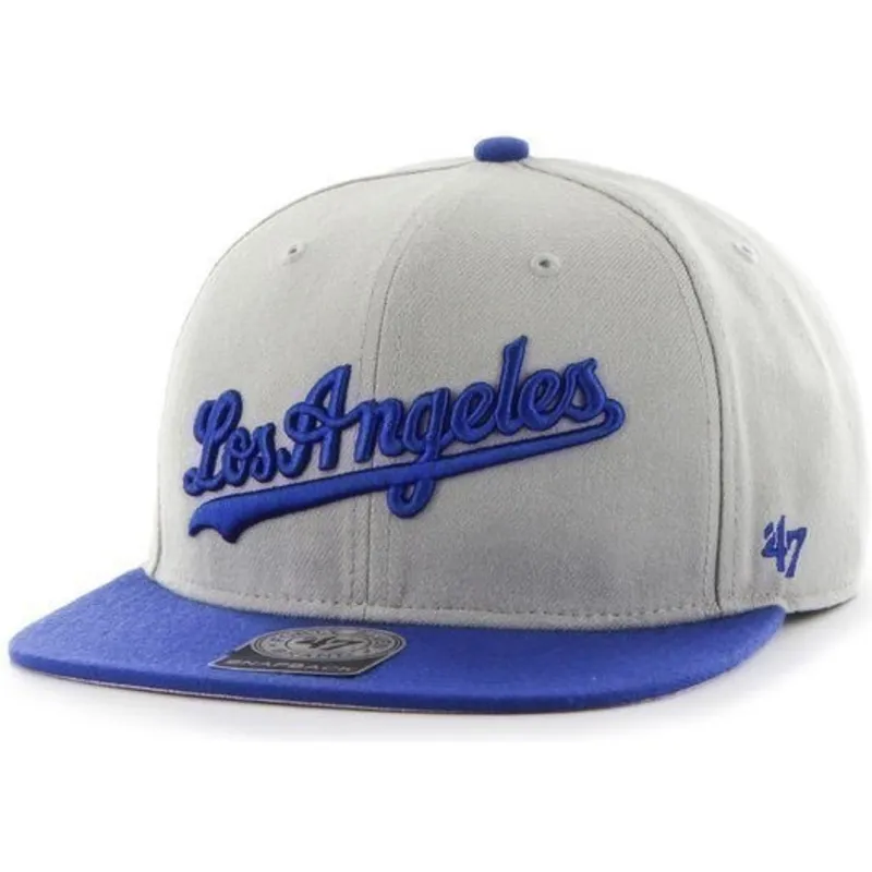 sapkak-lapos-szurke-snapback-lateral-los-angeles-dodgers-mlb-47-brand