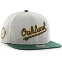 sapkak-lapos-szurke-snapback-lateral-oakland-athletics-mlb-47-brand