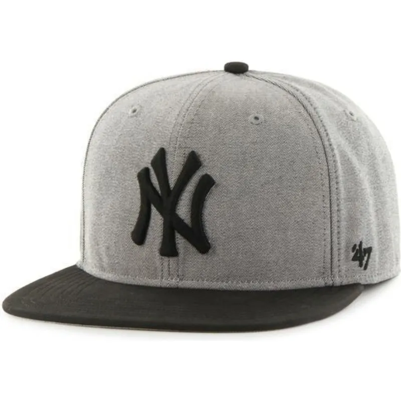 sapkak-lapos-szurke-snapback-new-york-yankees-mlb-47-brand
