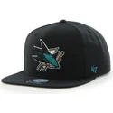 schwarze-snapback-kappe-nhl-san-jose-sharks-von-47-brand