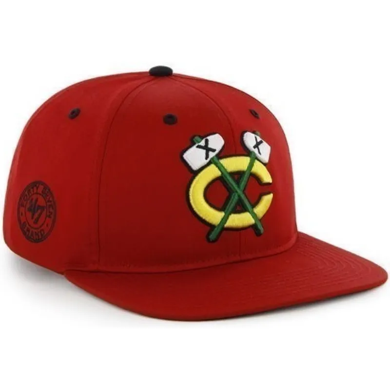 sapkak-lapos-piros-snapback-chicago-blackhawks-nhl-47-brand