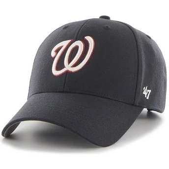 47-brand-curved-brim-mlb-washington-nationals-smooth-navy-blue-cap