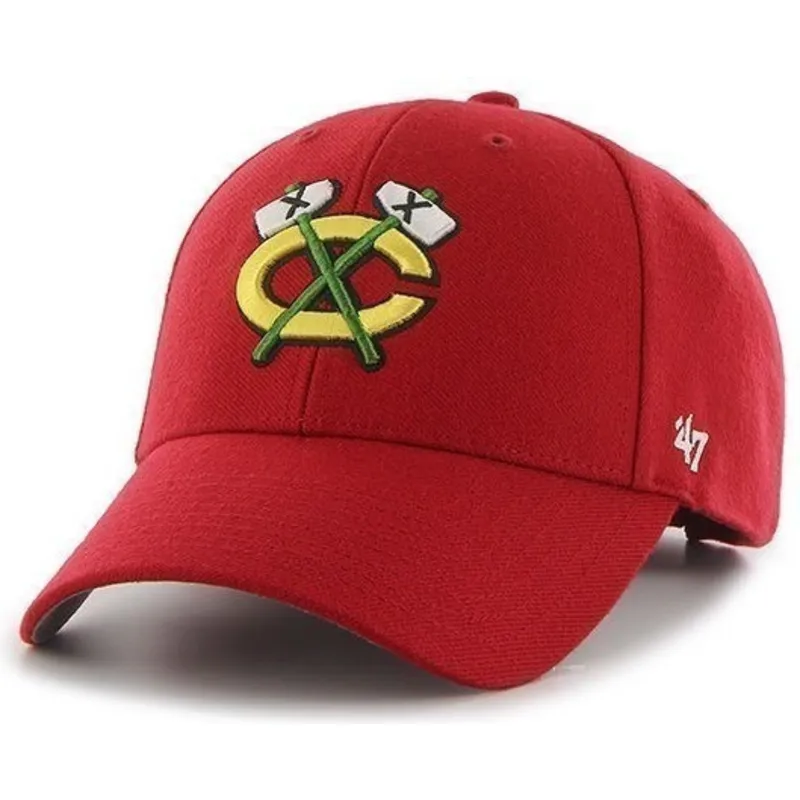 sapkak-ivelt-piros-allithato-chicago-blackhawks-nhl-47-brand