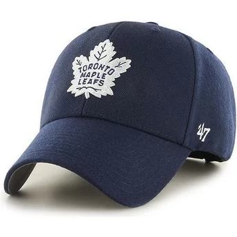 47 Brand Curved Brim NHL Toronto Maple Leafs Navy Blue Cap