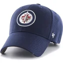 marineblaue-kappe-mit-gebogenem-schirm-von-nhl-winnipeg-jets-von-47-brand