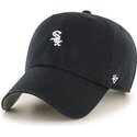 47-brand-curved-brim-kleines-logo-nhl-chicago-white-sox-cap-schwarz