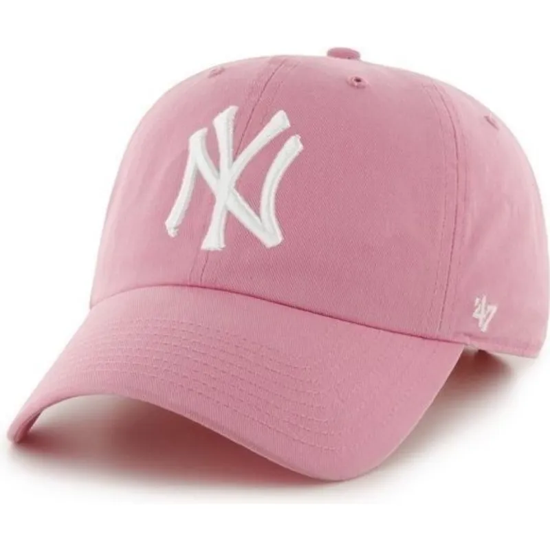 sapkak-ivelt-rozsaszin-allithato-new-york-yankees-mlb-47-brand