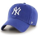 47-brand-curved-brim-grosses-vorderes-logo-mlb-new-york-yankees-cap-blau